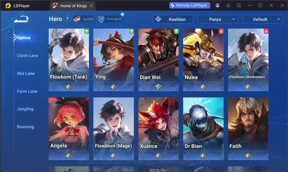 Honor of Kings Accounts Global | 39H 25S | AoT Mayene, LEGEND Lady Sun | L image 4