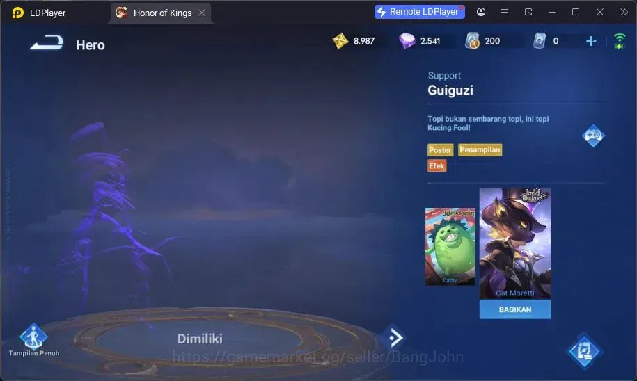 Honor of Kings Accounts Global | 39H 25S | AoT Mayene, LEGEND Lady Sun | L image 7