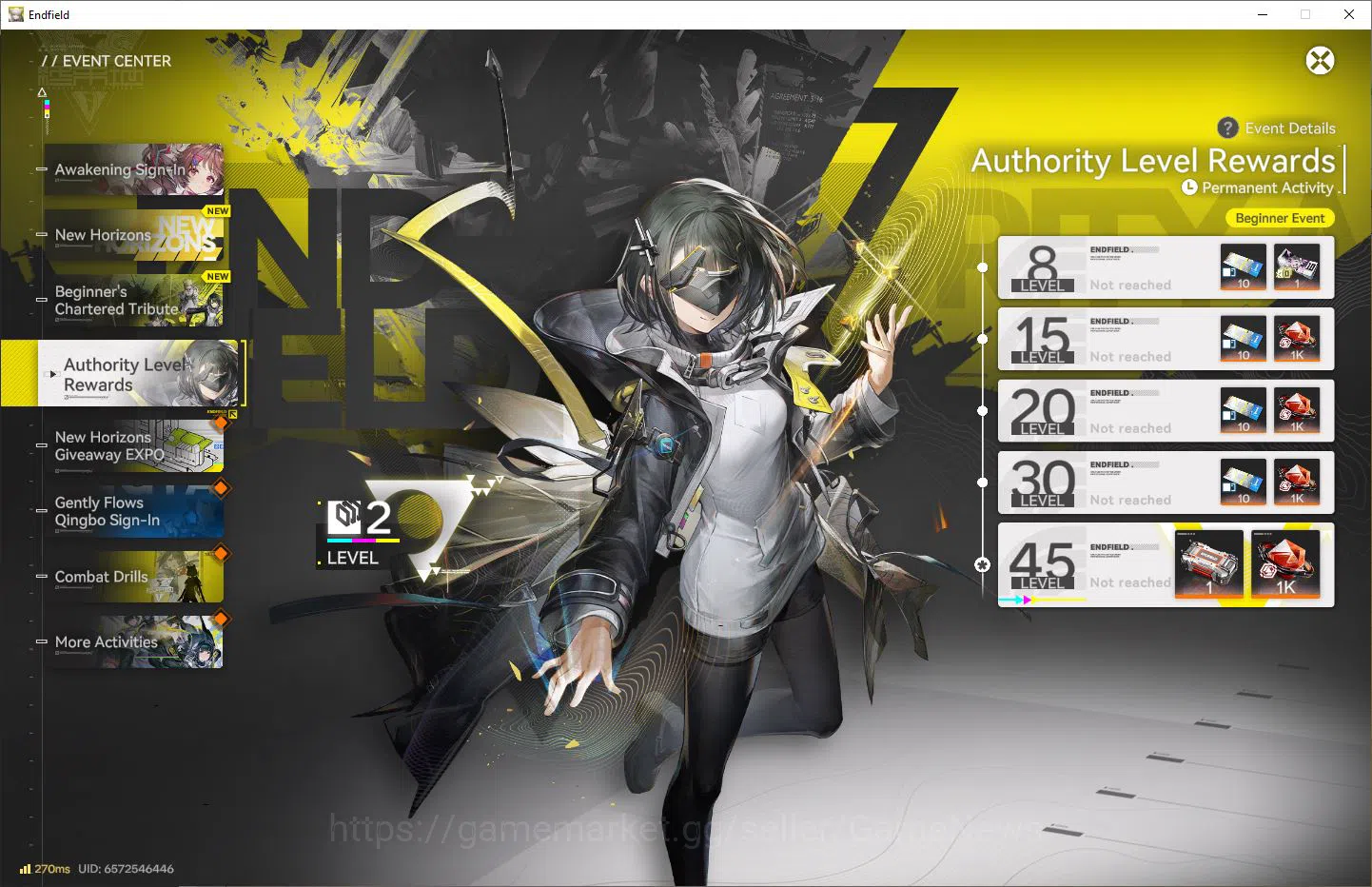 Arknights: Endfield Accounts NA/EU Lv 2 | Fresh Starter 2 SSR Tangtang+Ardelia image 3