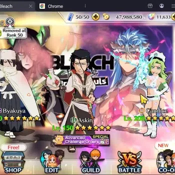 Bleach: Brave Souls Accounts Starter GLOBAL|11K Orb+112 BP|Fresh Story|Ichigo DT,Byakuya