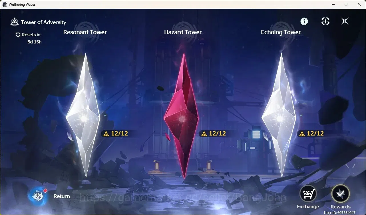 Wuthering Waves Accounts Starter EU|UL 49|Rank 5|1 Char Limited[Yangyang:Xuanling Rc4]+Sign|721 Astrite|Mc Female | TakeMail 5