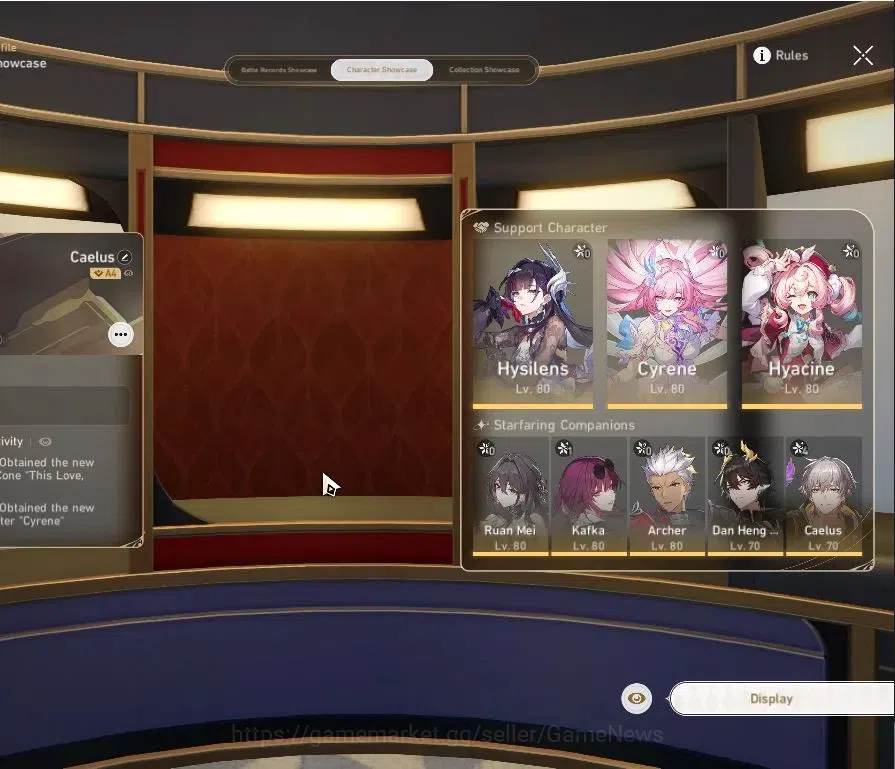 Honkai Star Rail Accounts Asia|TL 65|8 Limited|[Cyrene,Kafka E1]+Sign,Hysile image 2
