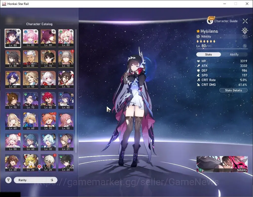 Honkai Star Rail Accounts Asia|TL 65|8 Limited|[Cyrene,Kafka E1]+Sign,Hysile image 4