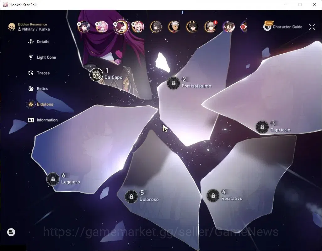 Honkai Star Rail Accounts Asia|TL 65|8 Limited|[Cyrene,Kafka E1]+Sign,Hysile image 5