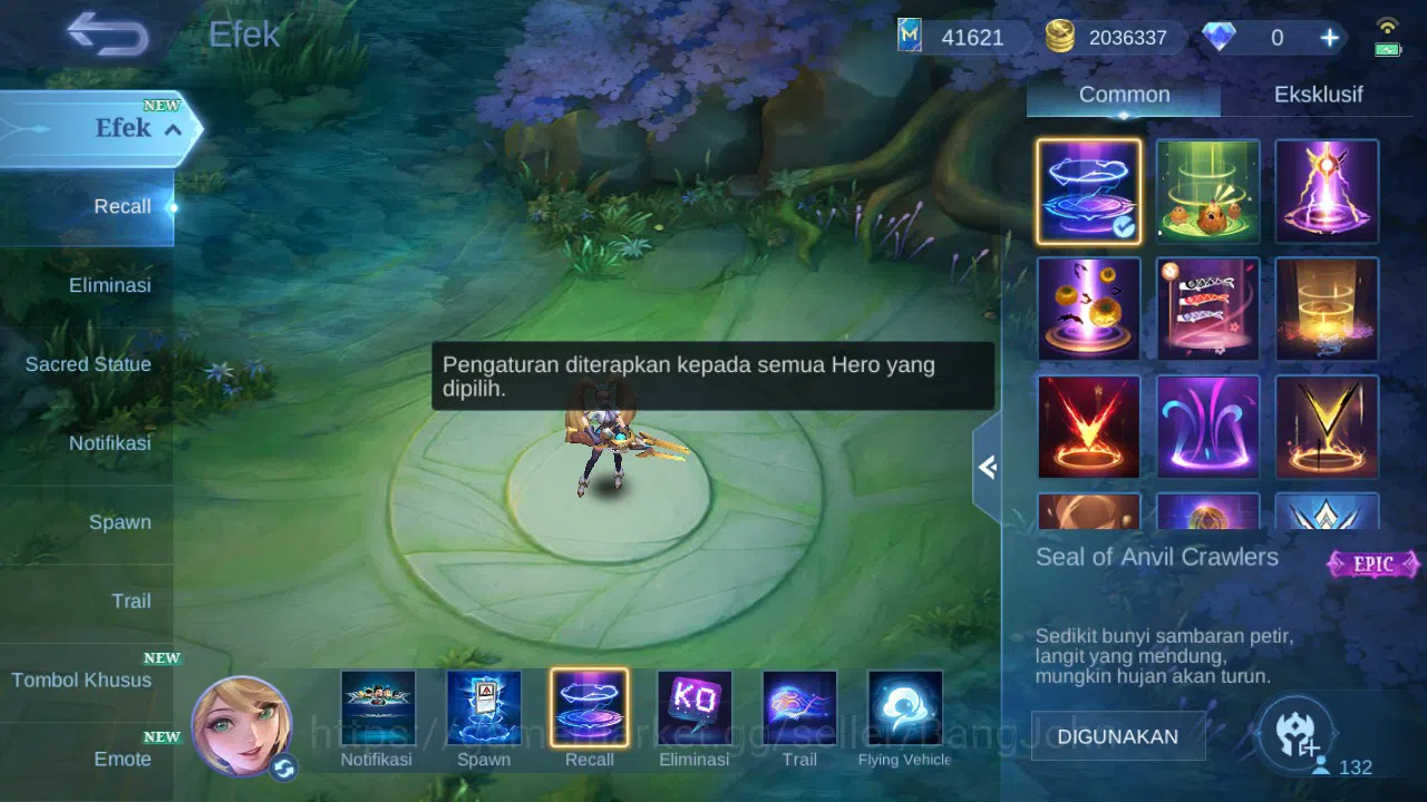 Mobile Legends: Bang Bang Accounts Hero 132 Skin 570 | Collector Ling | AOT Fanny | A image 13