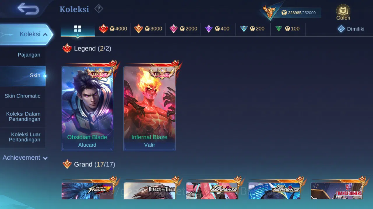 Mobile Legends: Bang Bang Accounts Hero 132 Skin 570 | Collector Ling | AOT Fanny | A image 18