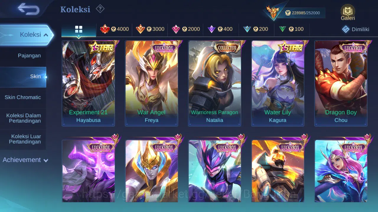 Mobile Legends: Bang Bang Accounts Hero 132 Skin 570 | Collector Ling | AOT Fanny | A image 6