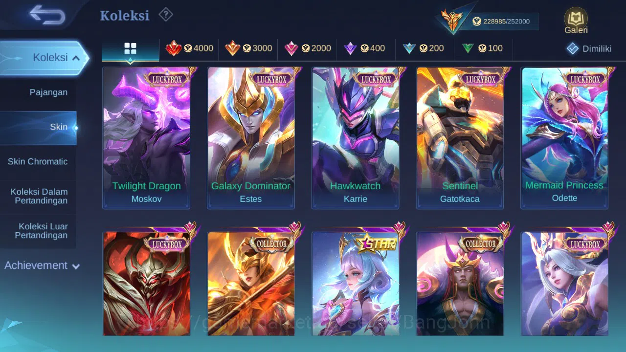 Mobile Legends: Bang Bang Accounts Hero 132 Skin 570 | Collector Ling | AOT Fanny | A image 7