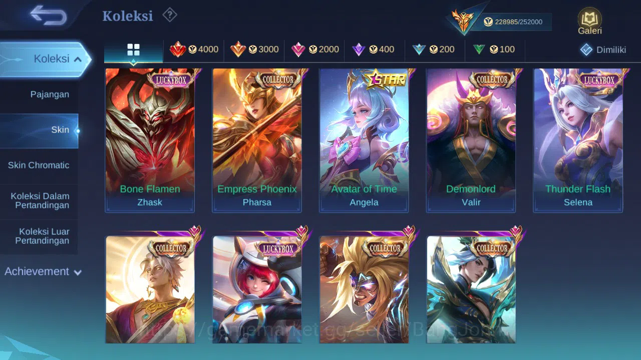 Mobile Legends: Bang Bang Accounts Hero 132 Skin 570 | Collector Ling | AOT Fanny | A image 8