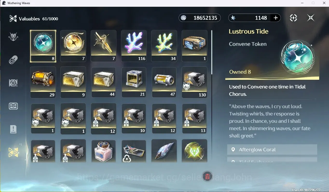 Wuthering Waves Accounts SEA|UL 48|1 Limited Char [Lucy R4 + Sign] Collab R image 19