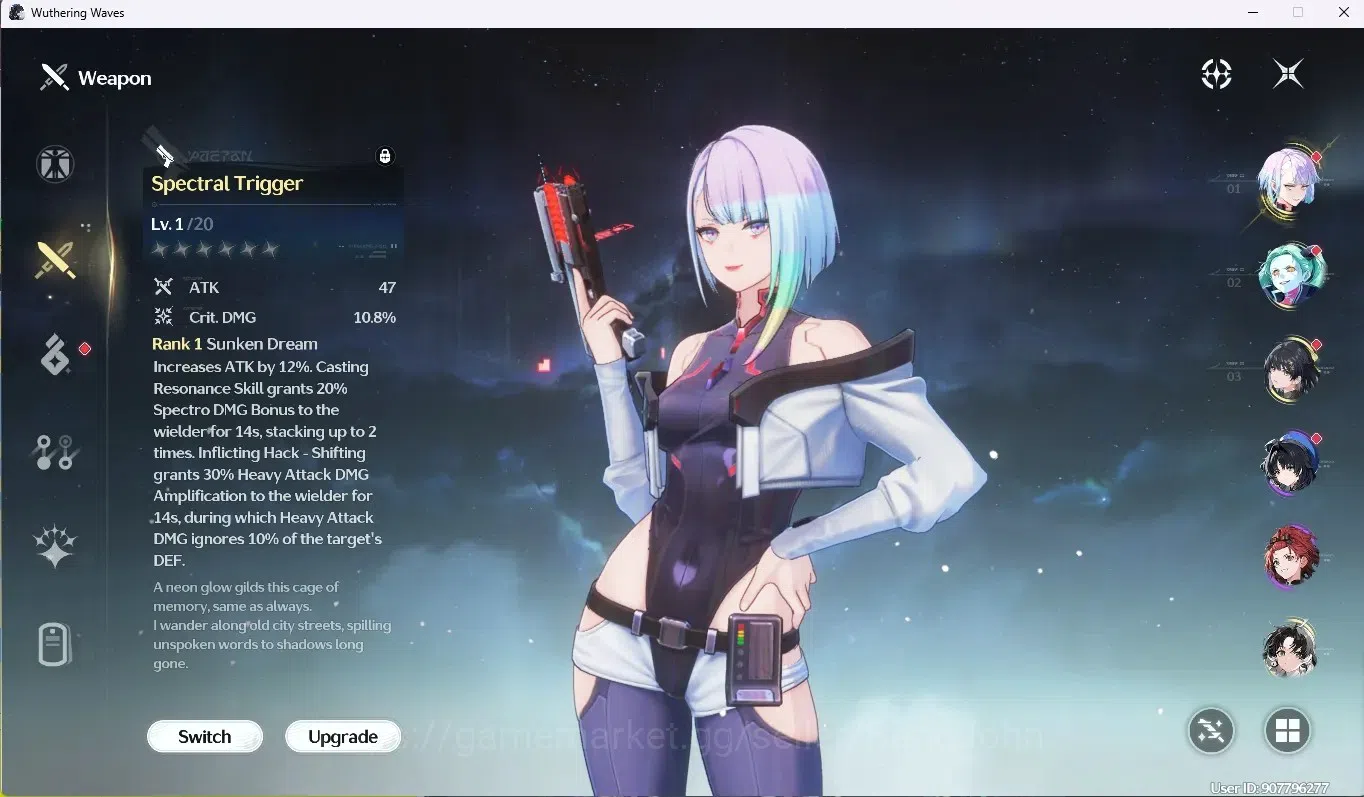 Wuthering Waves Accounts SEA|UL 48|1 Limited Char [Lucy R4 + Sign] Collab R image 4
