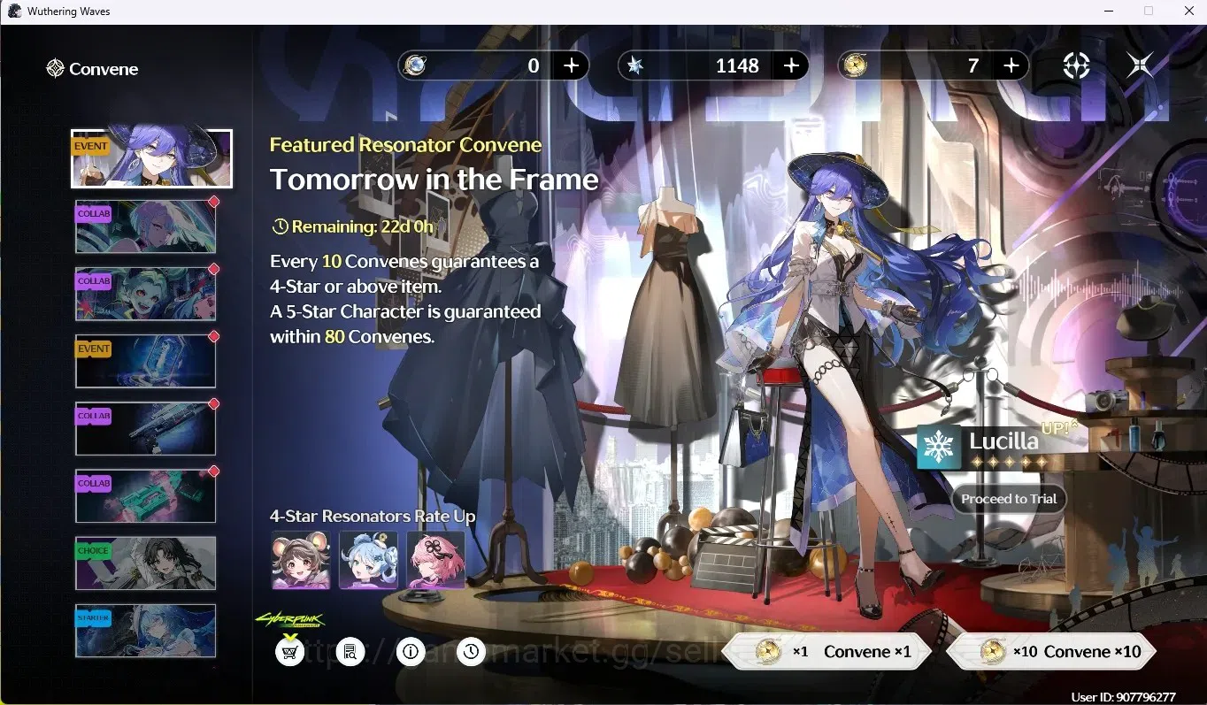 Wuthering Waves Accounts SEA|UL 48|1 Limited Char [Lucy R4 + Sign] Collab R image 8