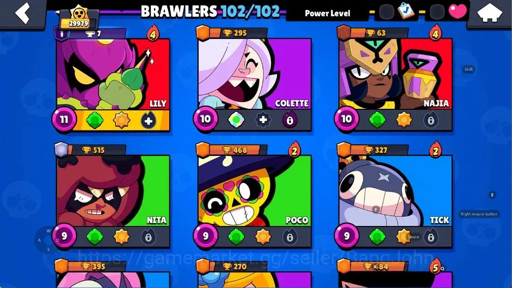 Brawl Stars Accounts Android|29,9k Thropy|102 Brawlers-25 Max|23 Hyperc image 10