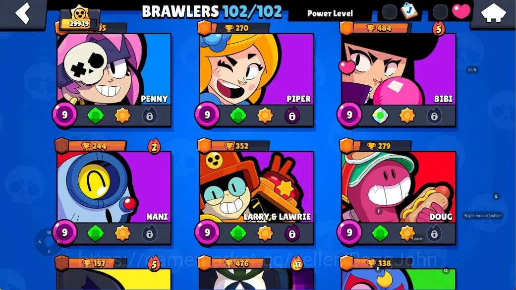 Brawl Stars Accounts Android|29,9k Thropy|102 Brawlers-25 Max|23 Hyperc image 11