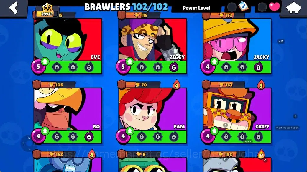 Brawl Stars Accounts Android|29,9k Thropy|102 Brawlers-25 Max|23 Hyperc image 15