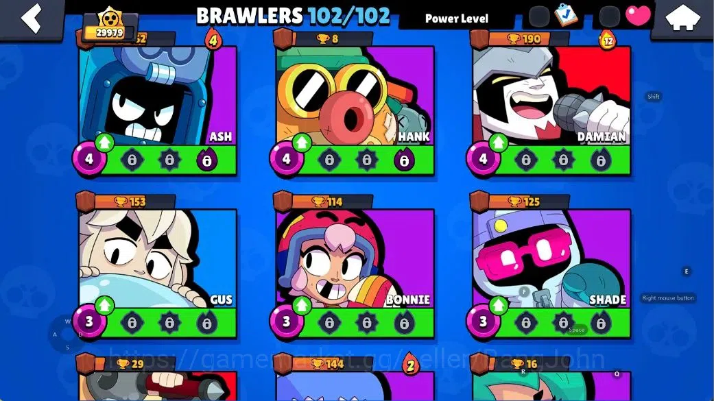 Brawl Stars Accounts Android|29,9k Thropy|102 Brawlers-25 Max|23 Hyperc image 16