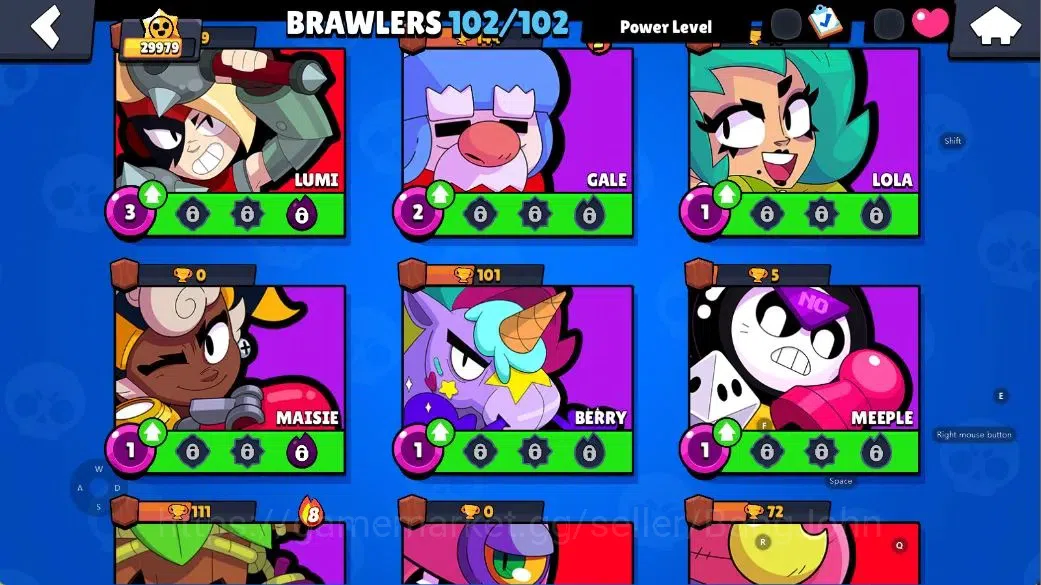 Brawl Stars Accounts Android|29,9k Thropy|102 Brawlers-25 Max|23 Hyperc image 17