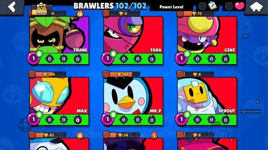 Brawl Stars Accounts Android|29,9k Thropy|102 Brawlers-25 Max|23 Hyperc image 18