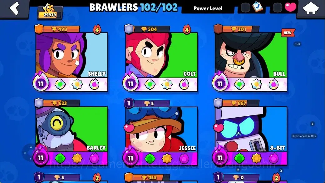Brawl Stars Accounts Android|29,9k Thropy|102 Brawlers-25 Max|23 Hyperc image 6
