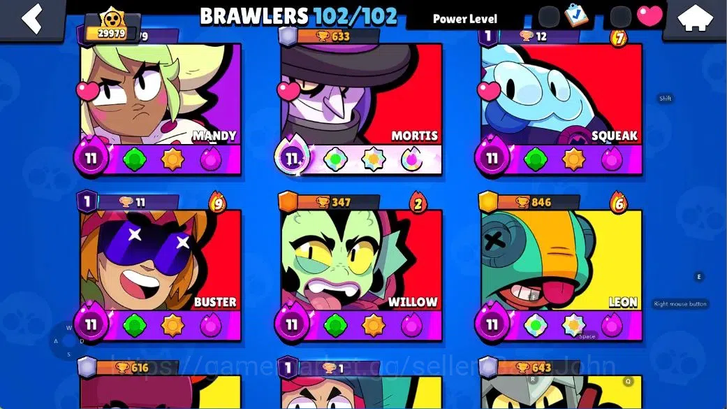 Brawl Stars Accounts Android|29,9k Thropy|102 Brawlers-25 Max|23 Hyperc image 8