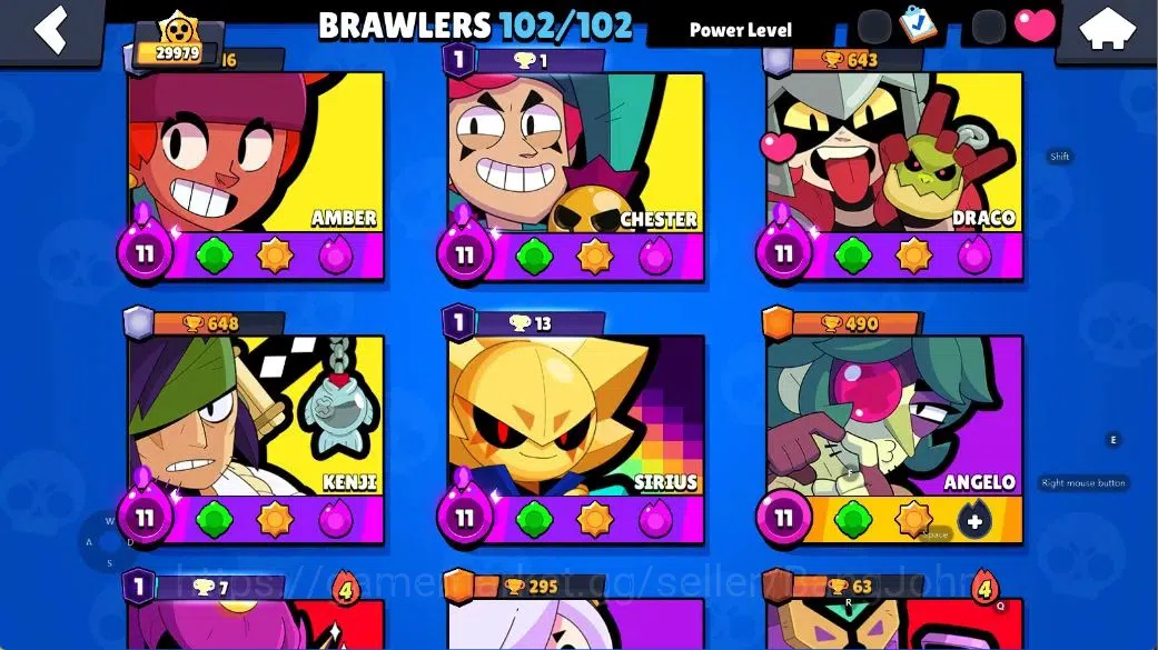 Brawl Stars Accounts Android|29,9k Thropy|102 Brawlers-25 Max|23 Hyperc image 9