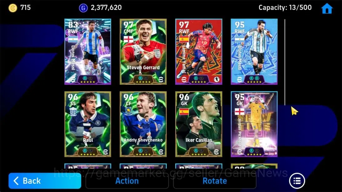 eFootball Accounts Android|715 Coin|Epic Didier Drogba,Steven Gerrad, image 5