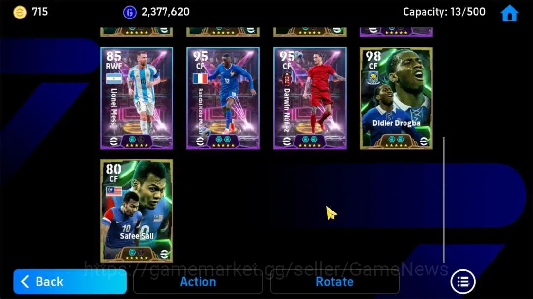 eFootball Accounts Android|715 Coin|Epic Didier Drogba,Steven Gerrad, image 6