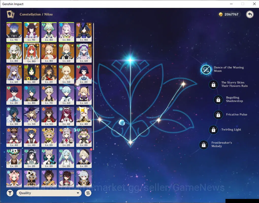 Genshin Impact Accounts ASIA|AR 55|6 Limited+4(*5Weapon)|Flins+Sign,Columb image 13