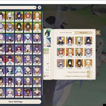 Genshin Impact End Game ASIA|AR 55|6 Limited+4(*5Weapon)|Flins+Sign,Columb image 1