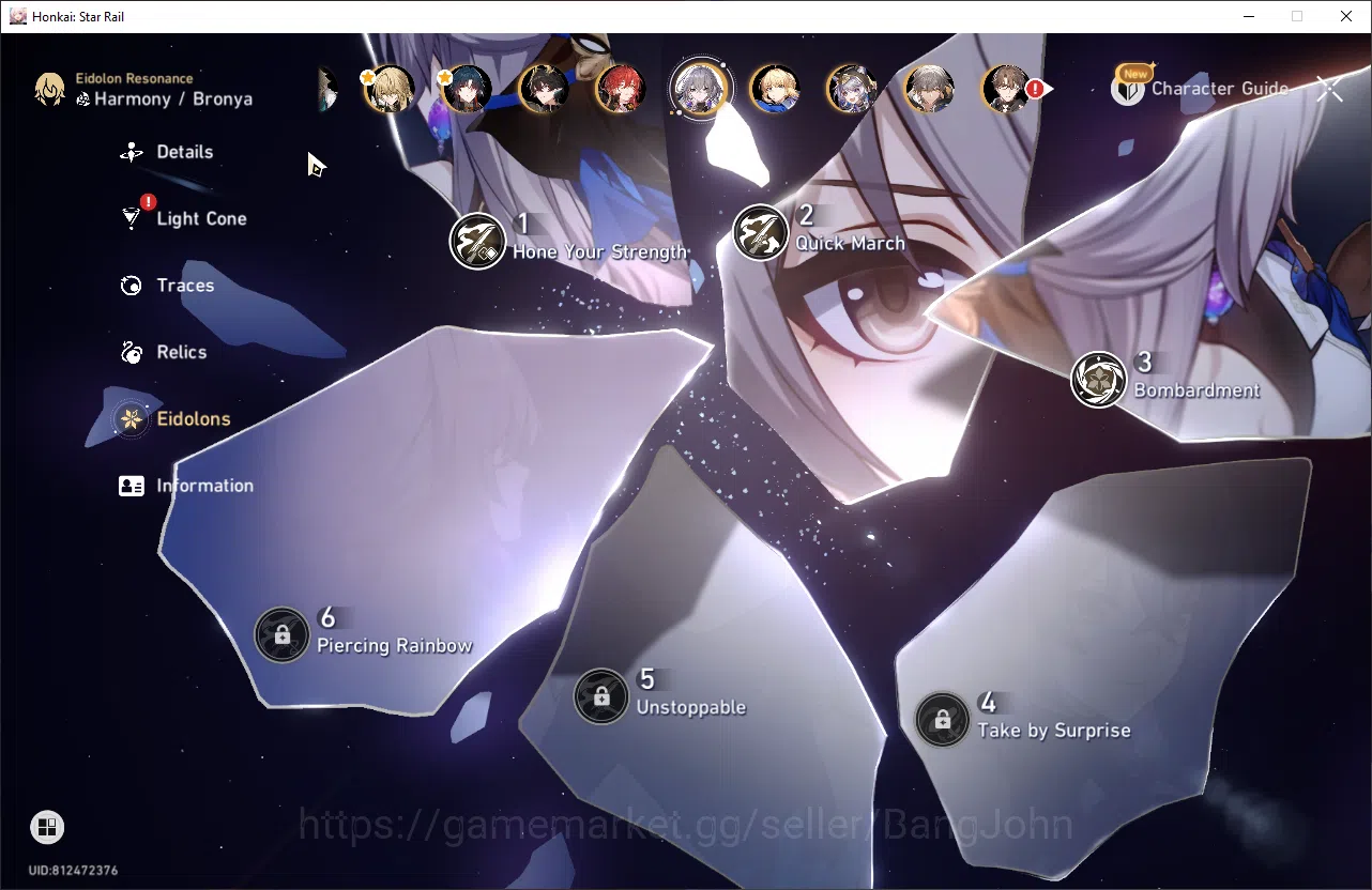 Honkai Star Rail Accounts ASIA | TL 70  | 18 Limit | Dot Prem, Kafka E1, Hys image 12