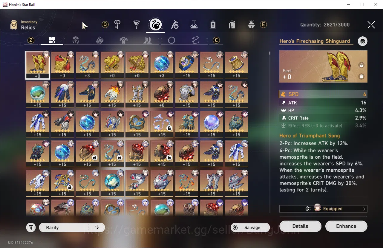 Honkai Star Rail Accounts ASIA | TL 70  | 18 Limit | Dot Prem, Kafka E1, Hys image 15