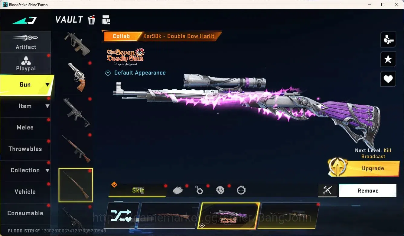 Blood Strike Accounts ASIA | 3 7DS/TR Guns: Kar98K,QBZ95,Bizon | 2 Ultra image 10