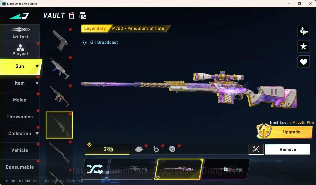 Blood Strike Accounts ASIA | 3 7DS/TR Guns: Kar98K,QBZ95,Bizon | 2 Ultra image 7