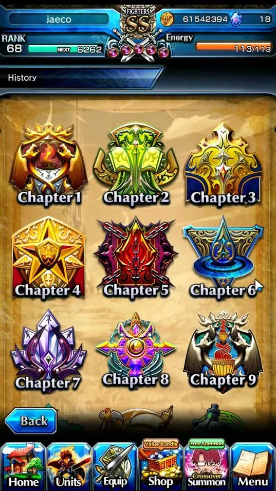 Grand Summoners Accounts End-Game Global|Rank 68|18 Ascend+10 TW|(Summer Miyu,Beta,Celia,Chloe,Igris,Etc.)+TW,MIslit,Hero 15
