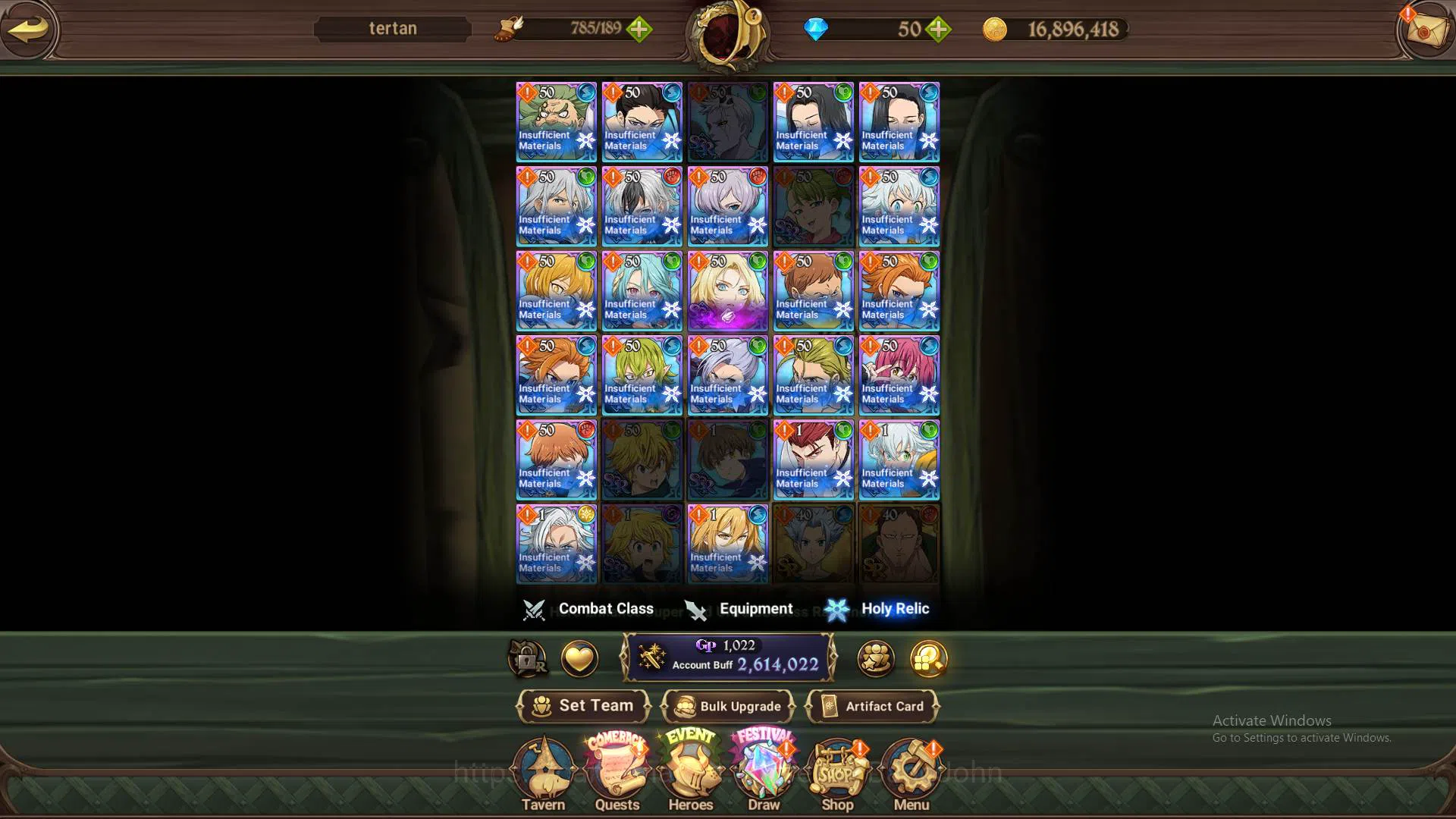 The Seven Deadly Sins: Grand Cross Accounts Others ASIA|2.6M CC|1LR Brunhild3/6|Collab Darknes3/6,Shadow,Megumin,Aqua|6 UR 11