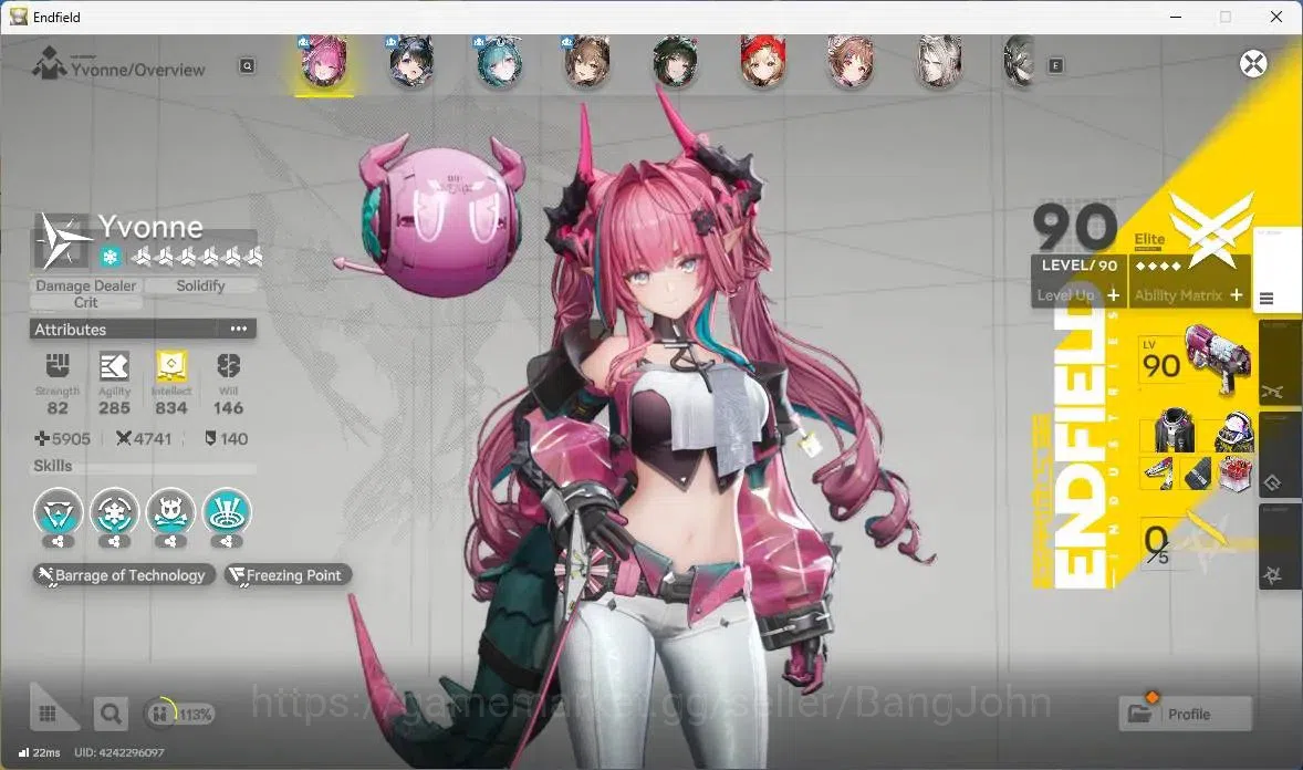 Arknights: Endfield Accounts ASIA | Lv 60 | 5 Limit+ 5 Sign (Yvonne, Z.Fangyi, image 5