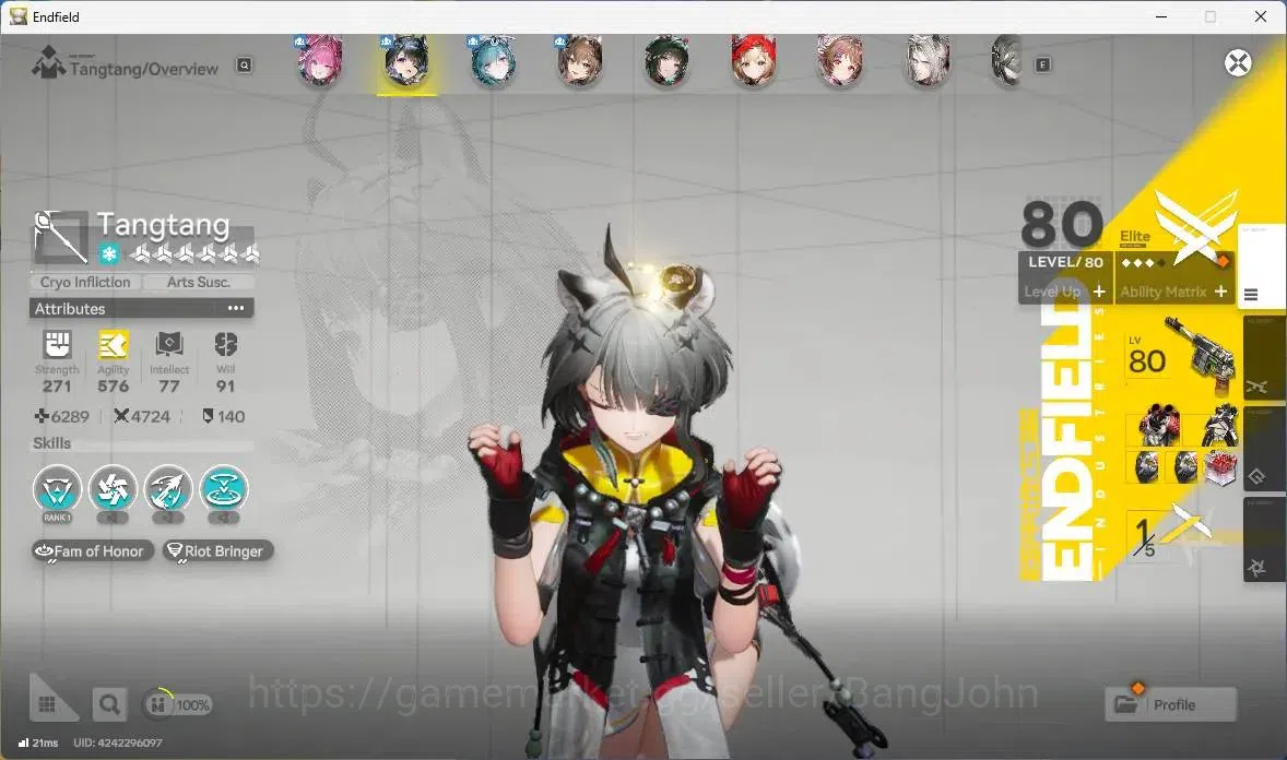 Arknights: Endfield Accounts ASIA | Lv 60 | 5 Limit+ 5 Sign (Yvonne, Z.Fangyi, image 6