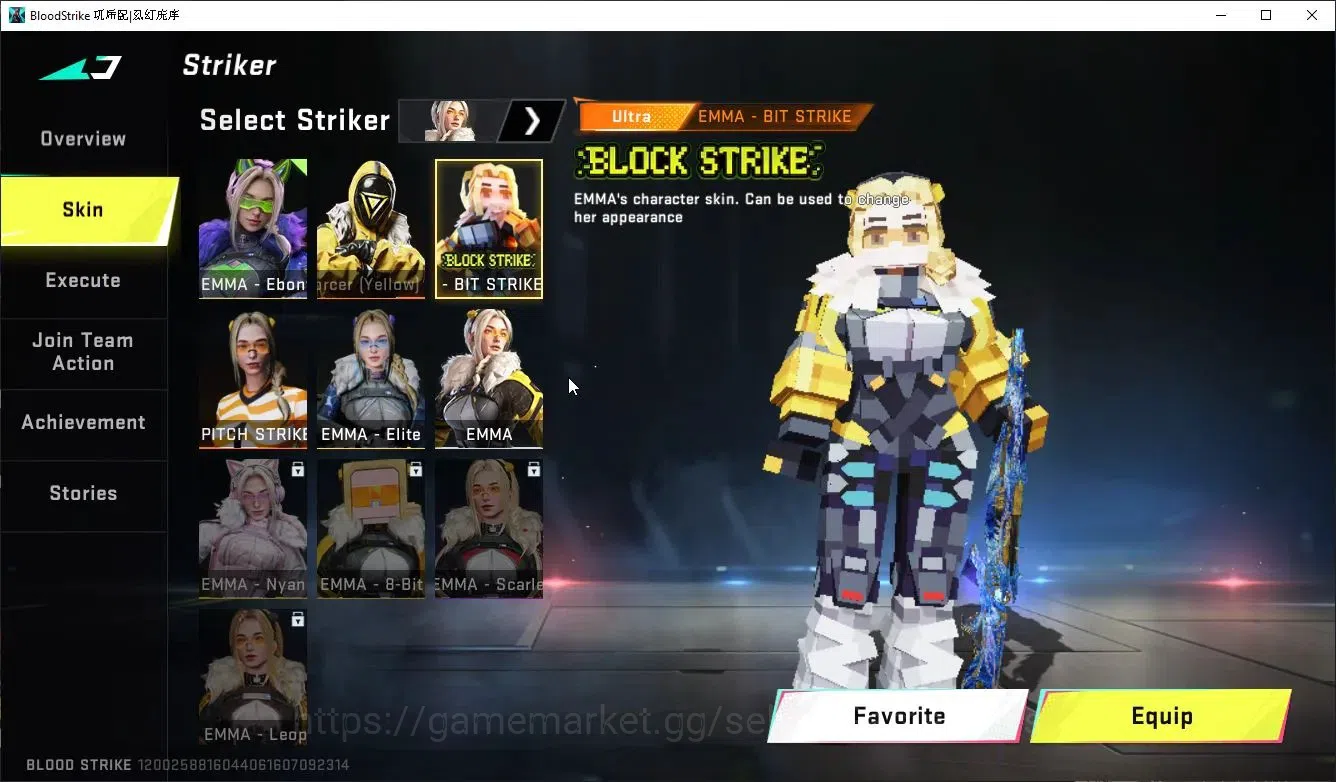 Blood Strike Accounts Collab Skin ASIA|ETERNAL M700,DeAgle+COLLAB EnZo-Kraken,TR FN2K,Jack,7DS AK47,Karl98,QBZ95+3 Colab|23 12