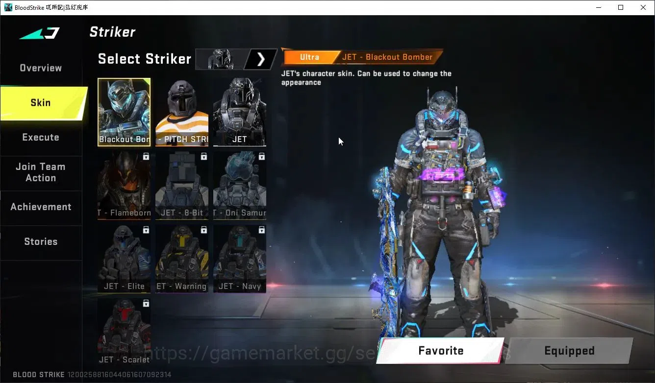 Blood Strike Accounts Collab Skin ASIA|ETERNAL M700,DeAgle+COLLAB EnZo-Kraken,TR FN2K,Jack,7DS AK47,Karl98,QBZ95+3 Colab|23 13
