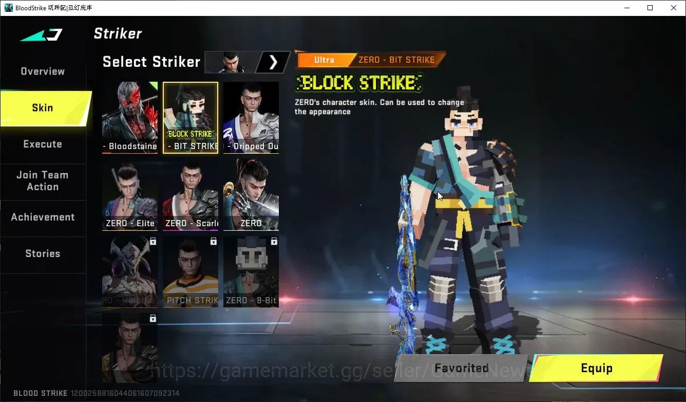 Blood Strike Accounts Collab Skin ASIA|ETERNAL M700,DeAgle+COLLAB EnZo-Kraken,TR FN2K,Jack,7DS AK47,Karl98,QBZ95+3 Colab|23 9