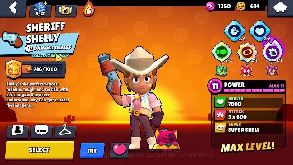 Brawl Stars Accounts 2321 Trophy|11K Bling|29 Brawlers 3 Max Lvl Well B image 16