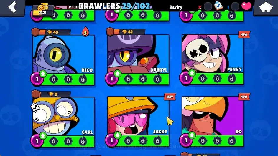 Brawl Stars Accounts 2321 Trophy|11K Bling|29 Brawlers 3 Max Lvl Well B image 6