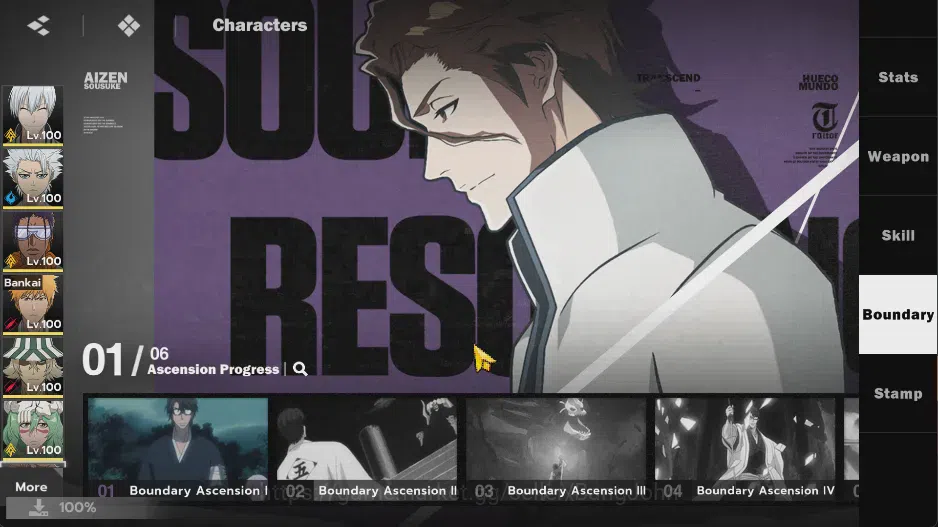 BLEACH: Soul Resonance Accounts NuverseSEA|LV 76| 12 SSR | Aizen B1, Nellil B1, Gi image 16
