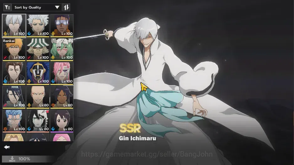 BLEACH: Soul Resonance Accounts NuverseSEA|LV 76| 12 SSR | Aizen B1, Nellil B1, Gi image 19