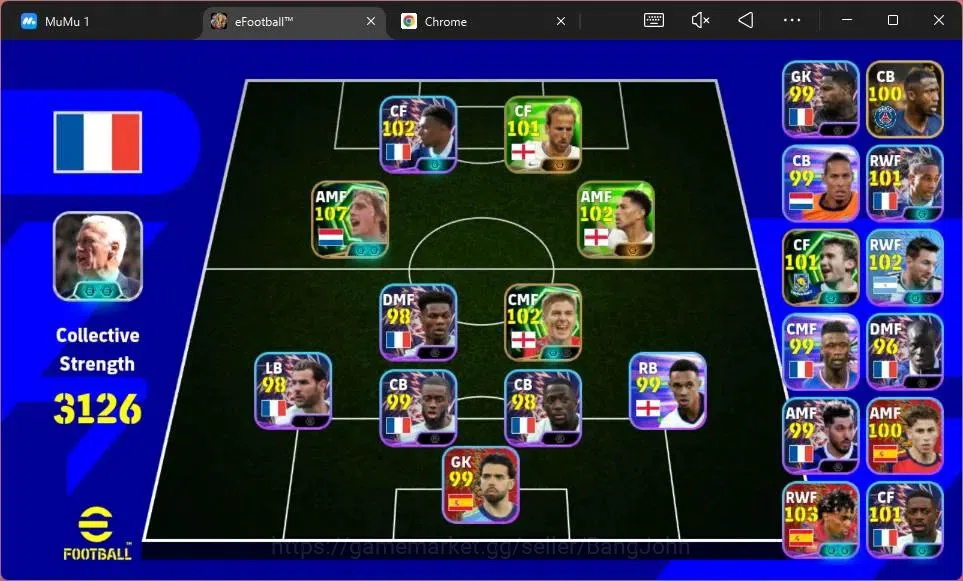 eFootball Accounts Mobile|PW 3126| Starter |Epic Cruyff,Gerrard,Shevc image 1