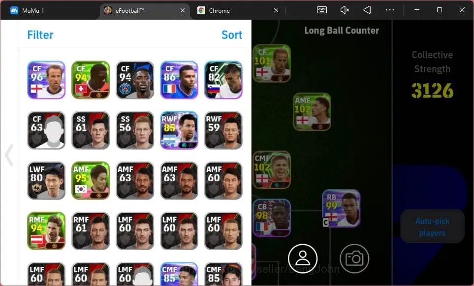 eFootball Accounts Mobile|PW 3126| Starter |Epic Cruyff,Gerrard,Shevc image 2