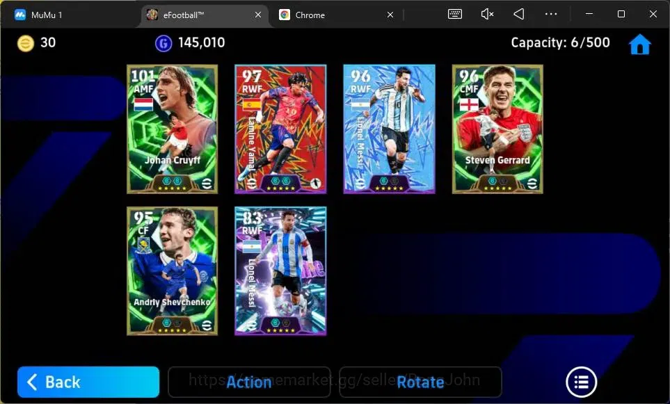 eFootball Accounts Mobile|PW 3126| Starter |Epic Cruyff,Gerrard,Shevc image 3