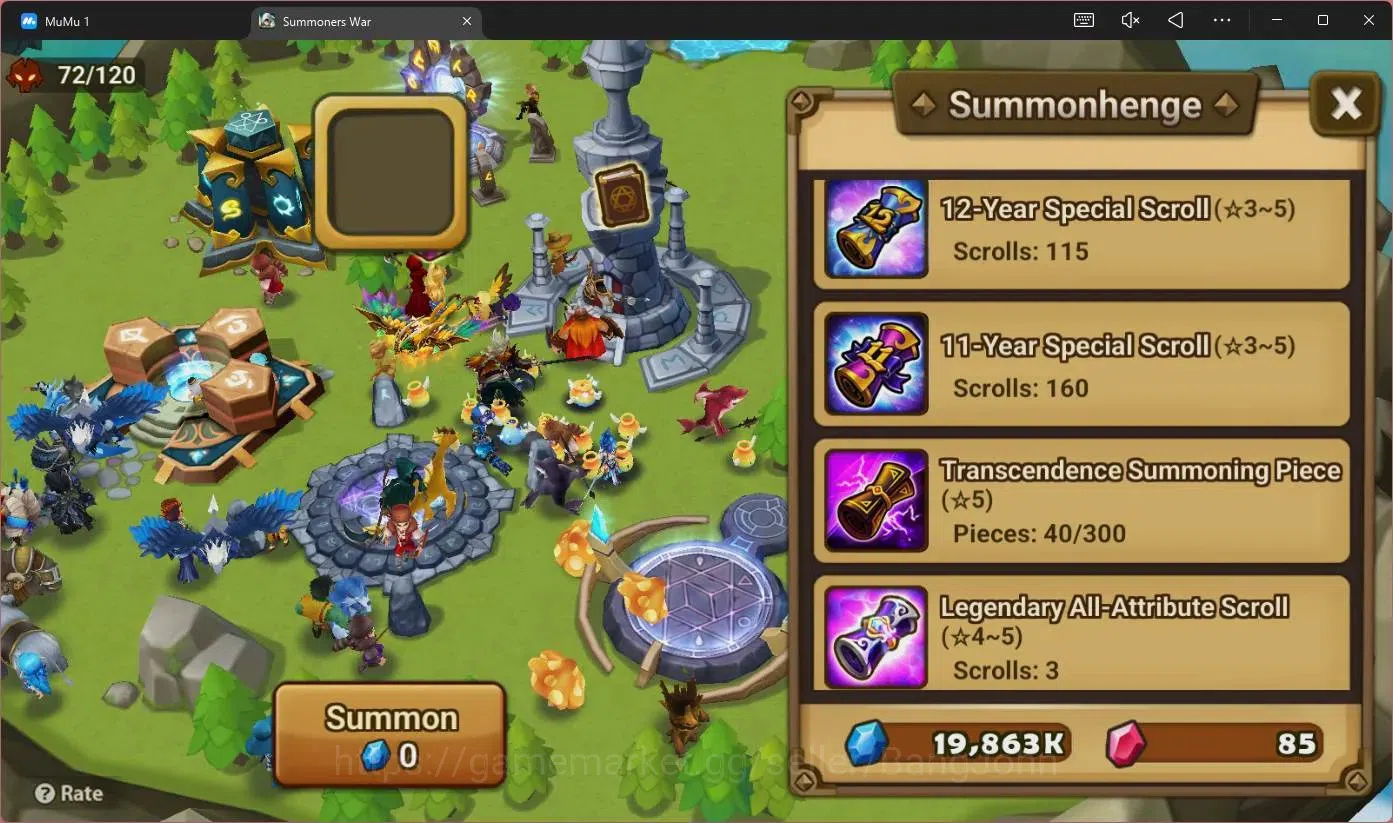 Summoners War: Sky Arena Accounts GLOBAL | NB 5 TESHAR,Starter Gacha 115 12Y+160 11Y image 3