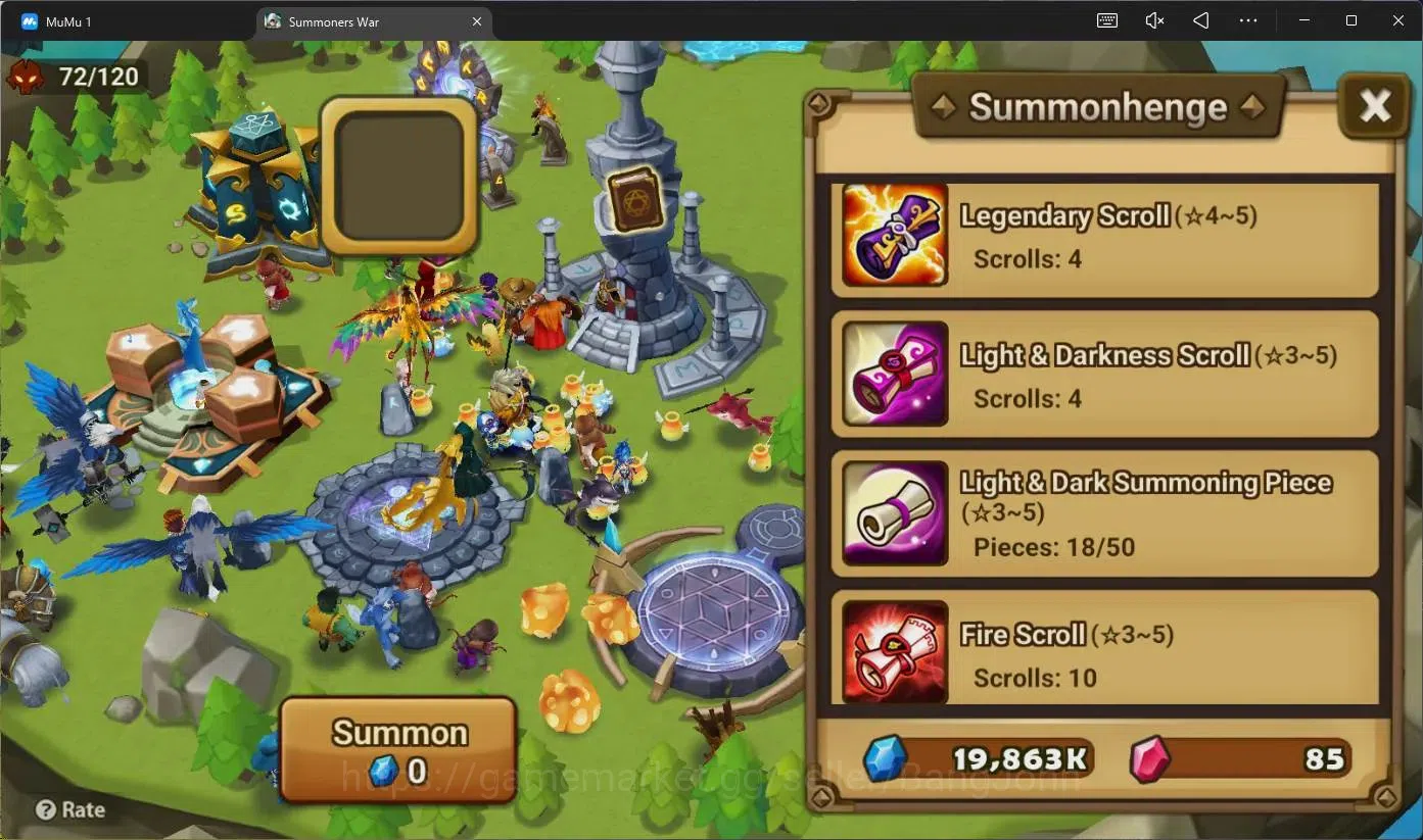 Summoners War: Sky Arena Accounts GLOBAL | NB 5 TESHAR,Starter Gacha 115 12Y+160 11Y image 4
