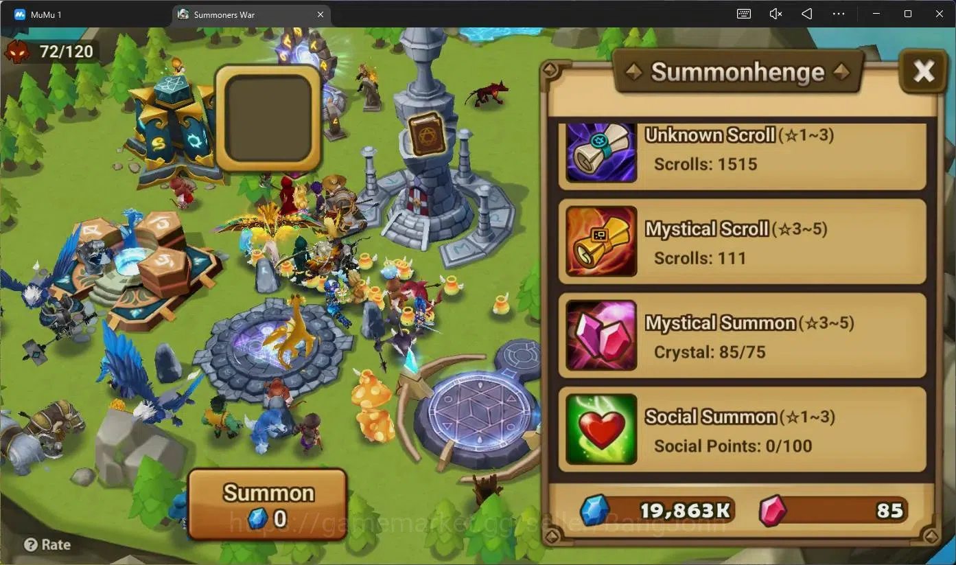 Summoners War: Sky Arena Accounts GLOBAL | NB 5 TESHAR,Starter Gacha 115 12Y+160 11Y image 5